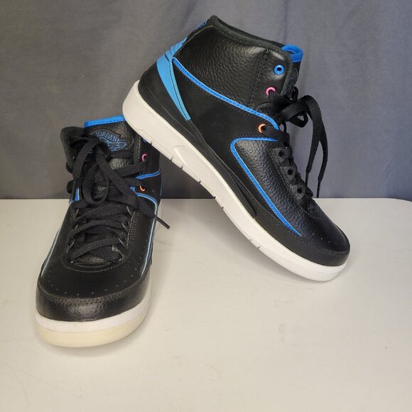 Air Jordan 2 Retro BG 'Radio Raheem' 834276-015 Size 5.5Y
